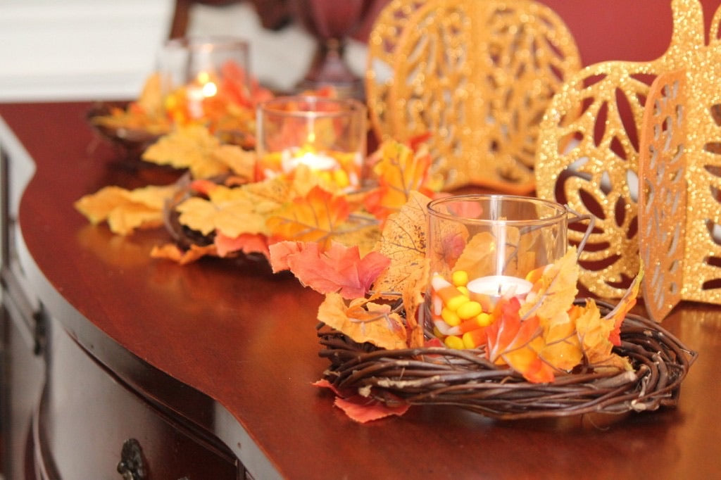 Pumpkin table decoration